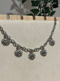 Collier breloques soleil