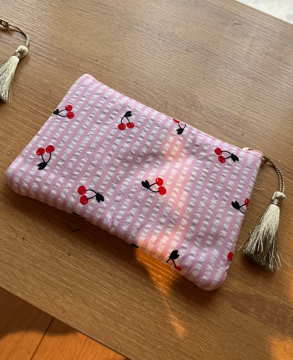 Trousse rayée