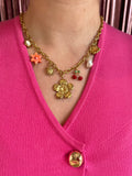 Collier chaîne à breloques
