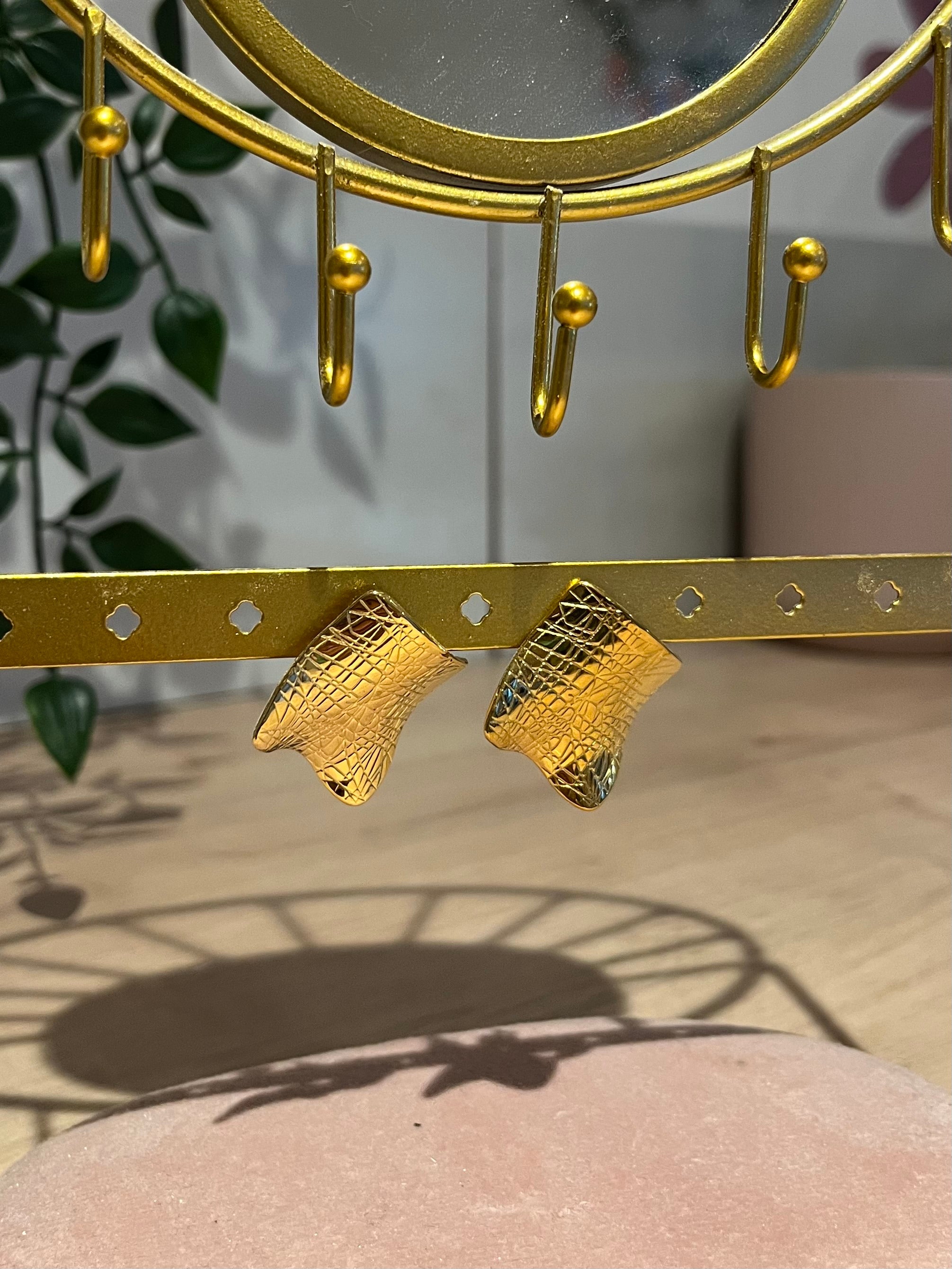 Boucles d’oreilles losange