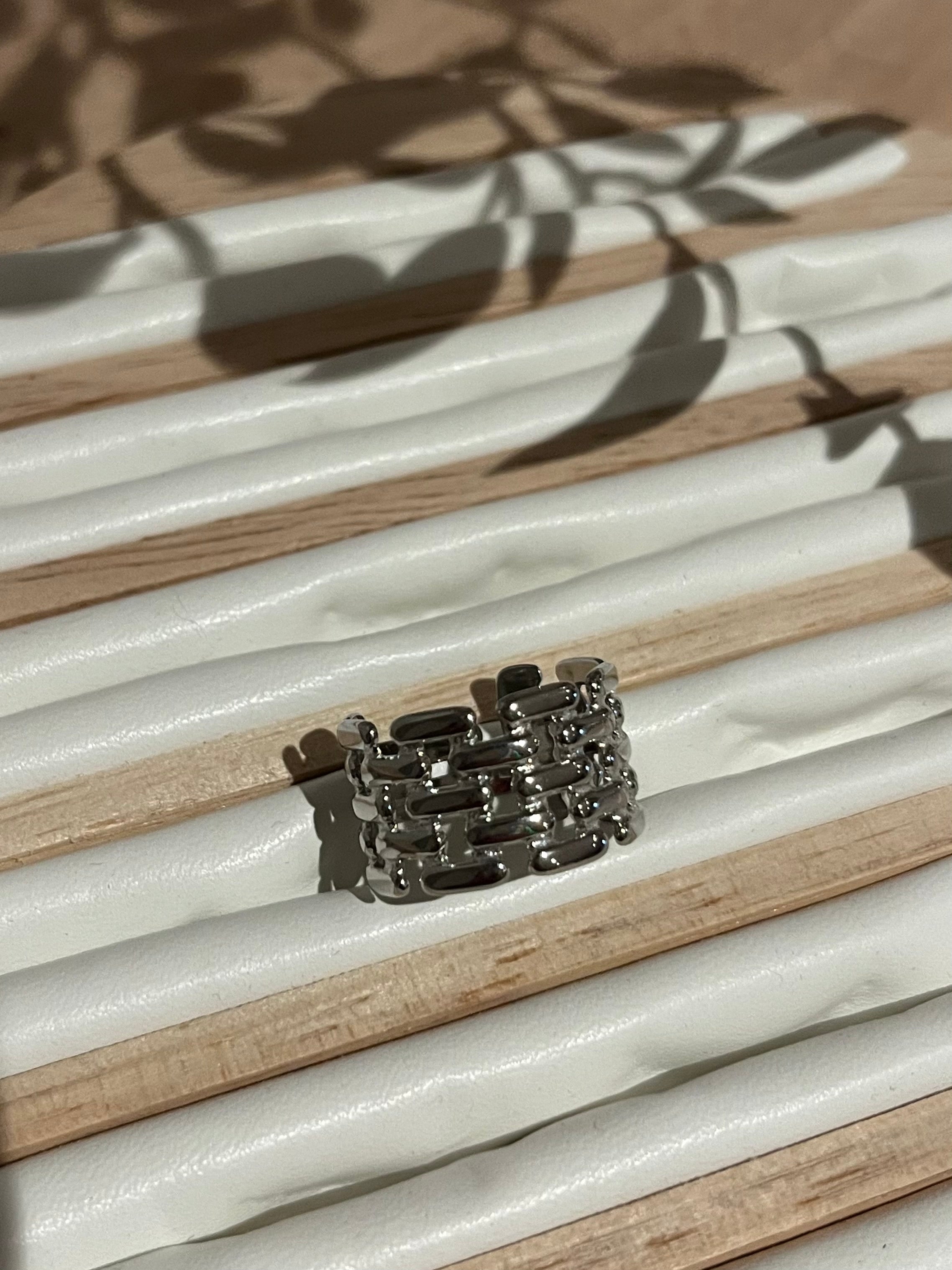 Bague maille large