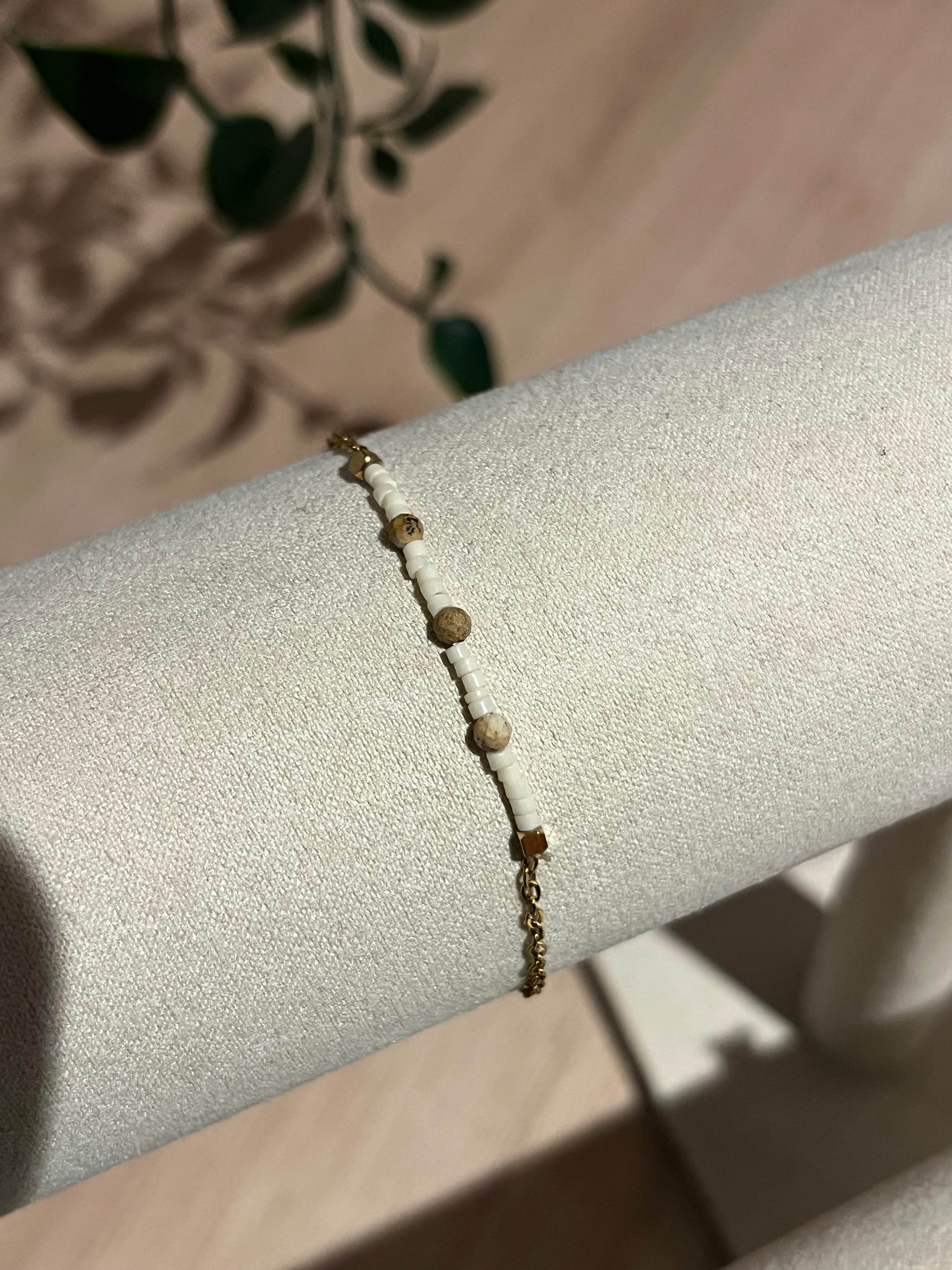 Bracelet perles fines