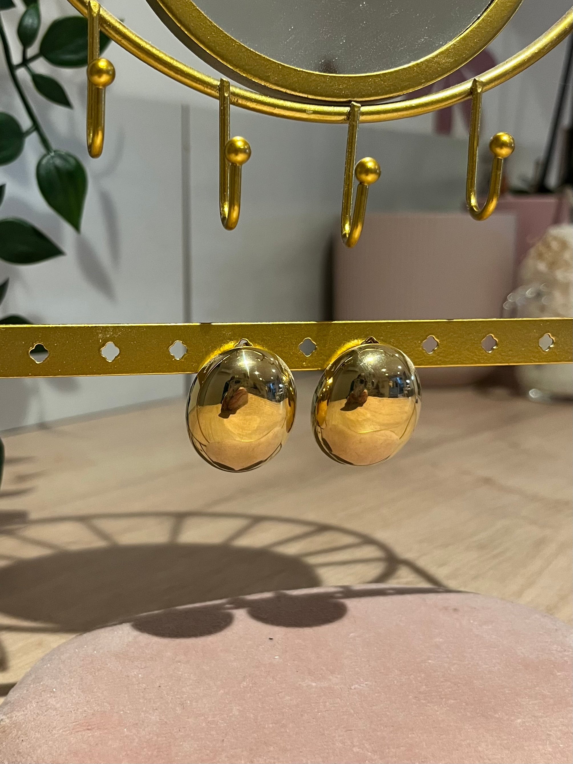 Boucles d’oreilles rondes