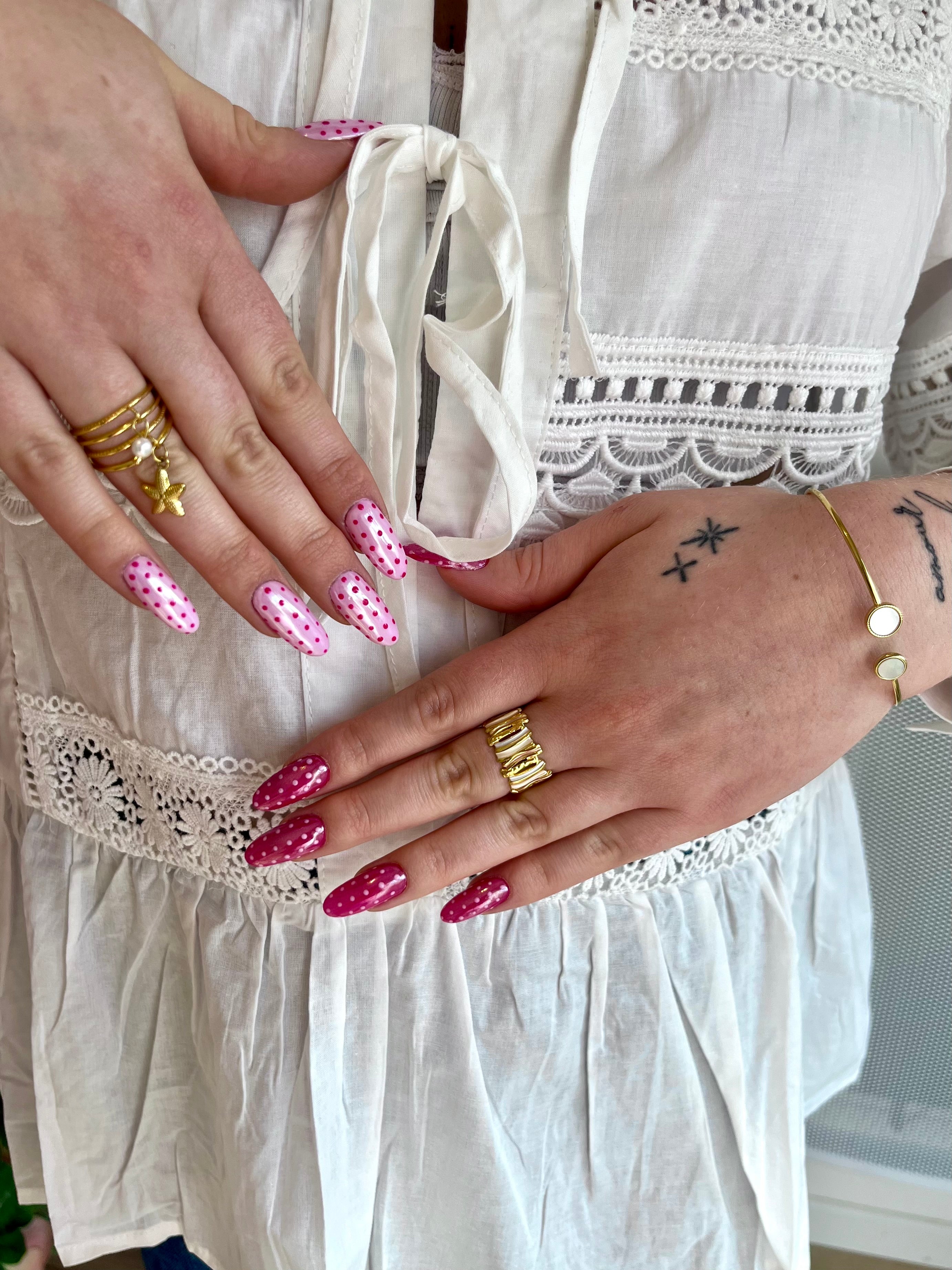 Bague breloque étoile de mer