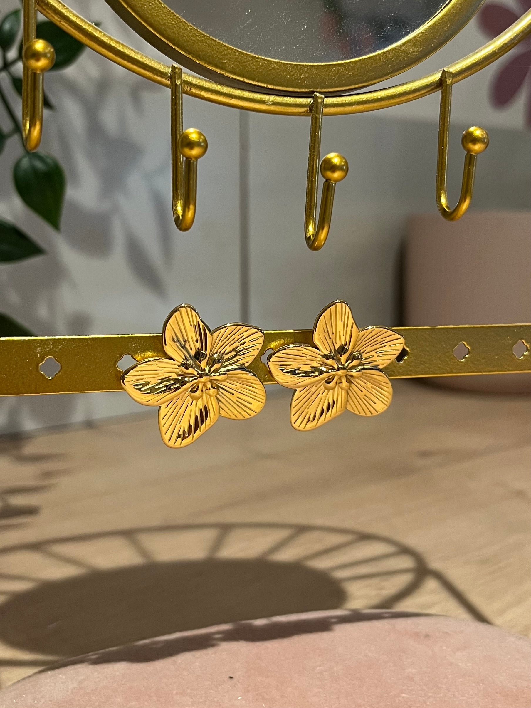 Boucles d’oreilles fleurs