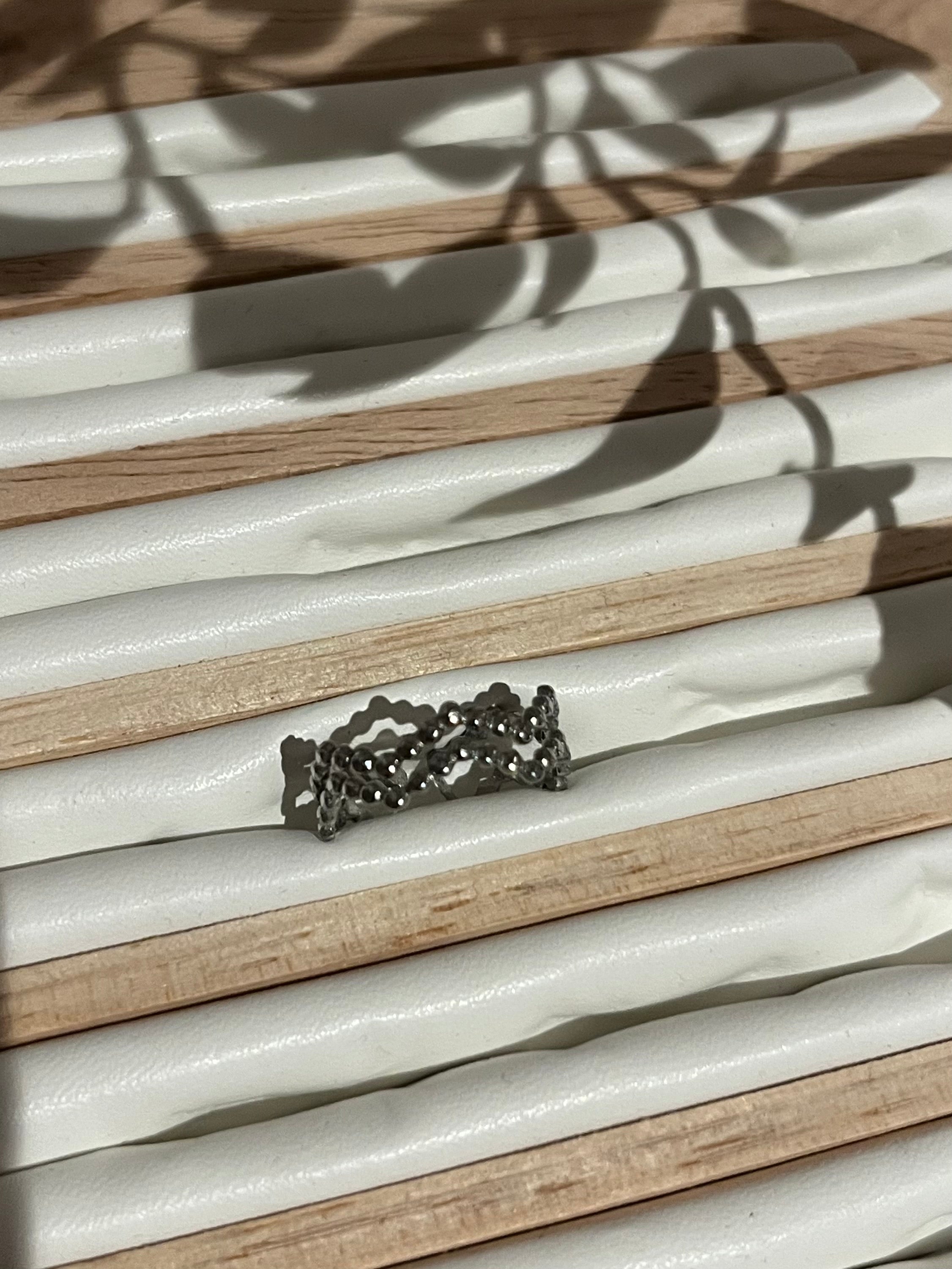 Bague double rang
