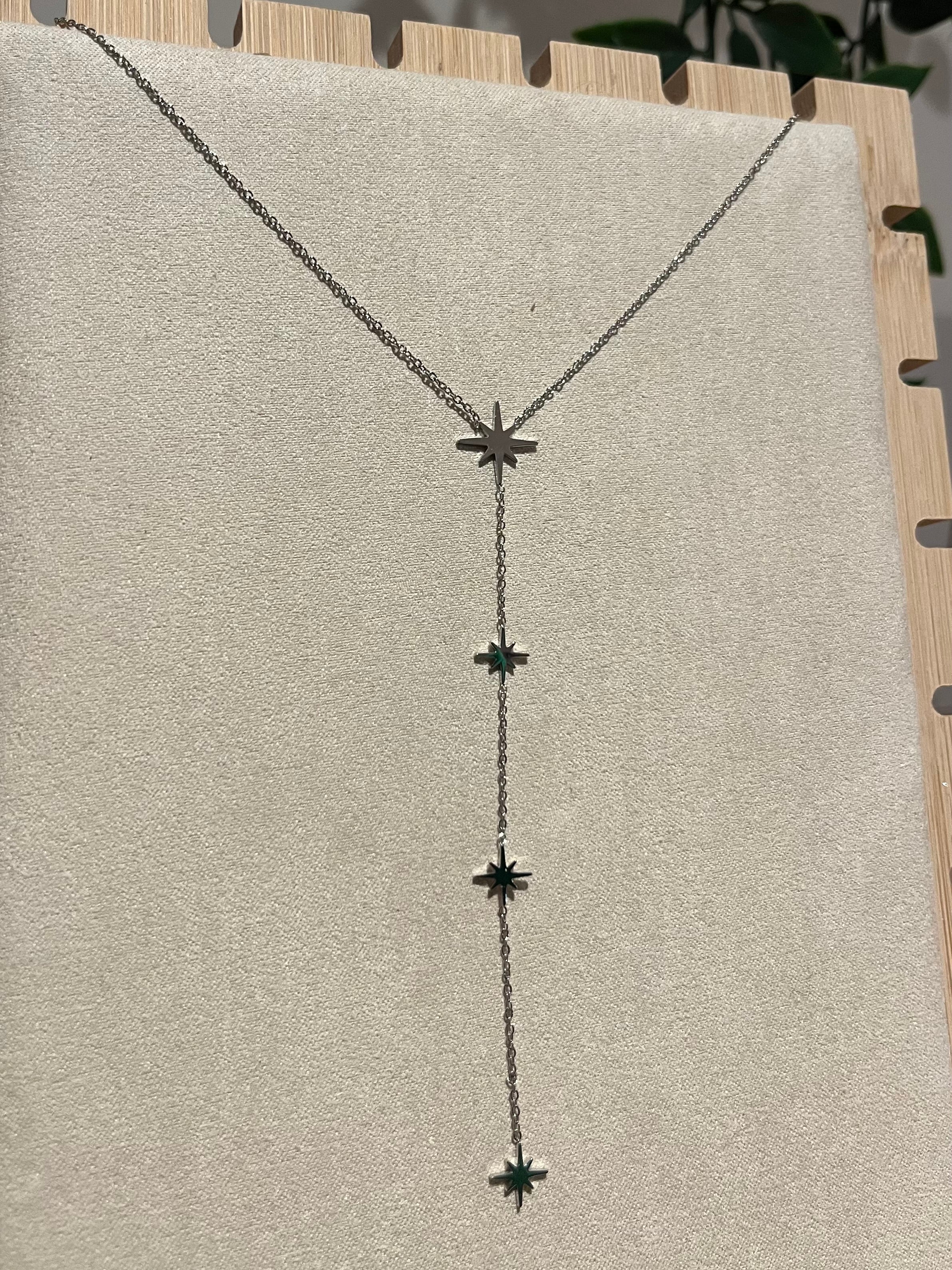 Collier long étoile