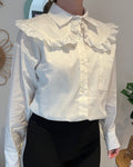 Chemise blanche col Claudine