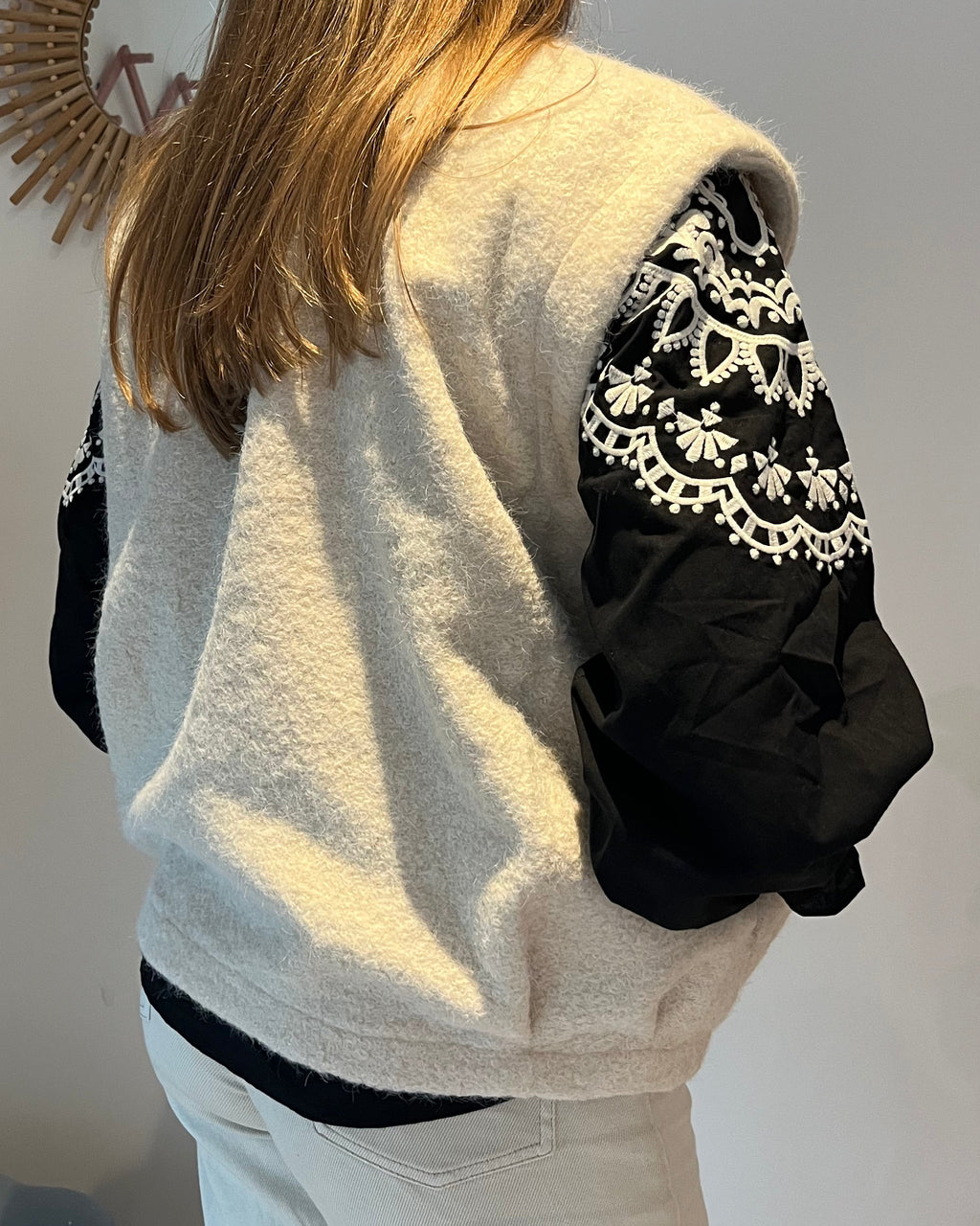 Gilet sans manches moumoute