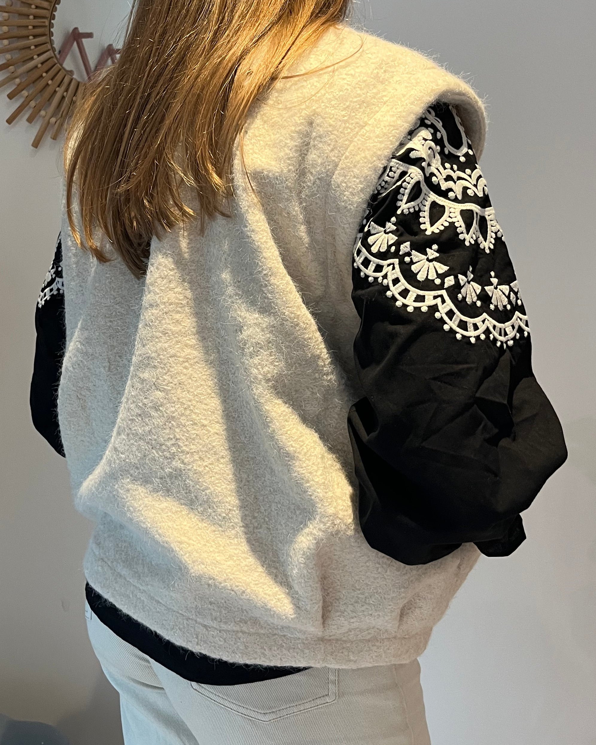 Gilet sans manches moumoute